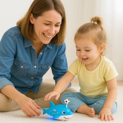 Pływająca zabawka rekin z piłeczką