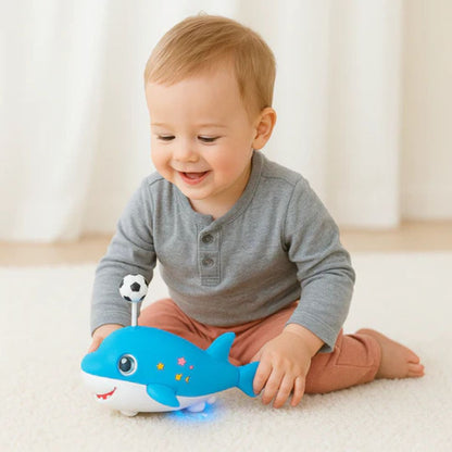 Pływająca zabawka rekin z piłeczką