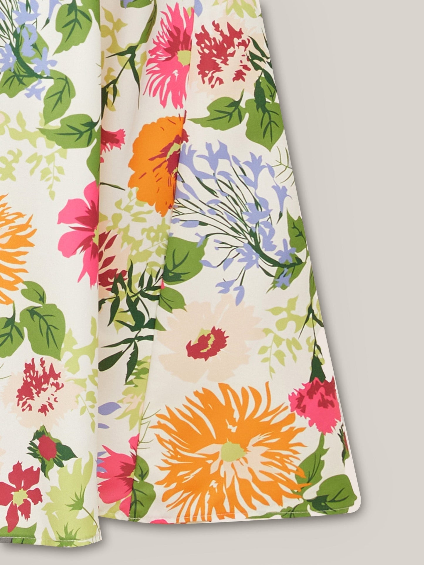 Elise - Luchtige bloemenjurk met vierkante hals
