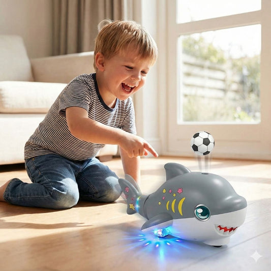 Pływająca zabawka rekin z piłeczką