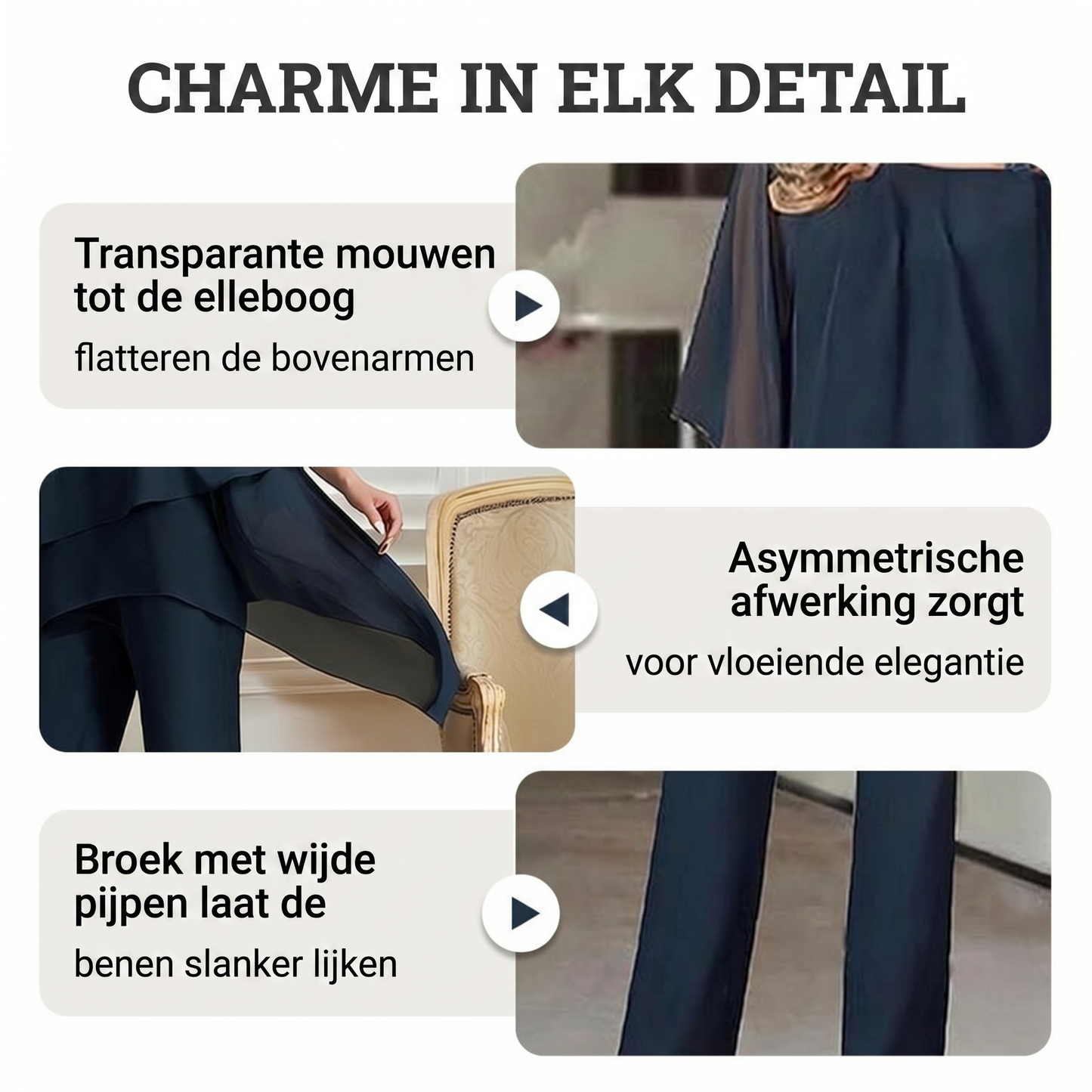 Seline - Elegante tweedelige dames set