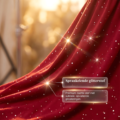 Valeria - Elegante glitterjurk met V-hals