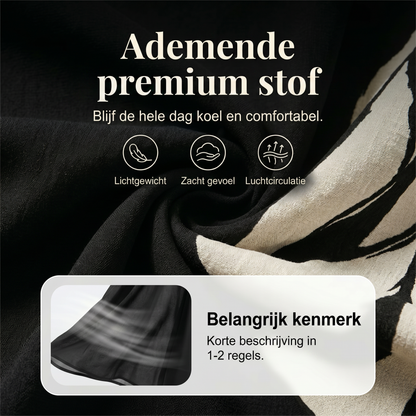 Amélie - Elegante tweedelige dames set met wijde broek