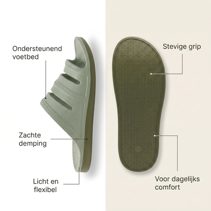 Lina - Orthopedisch geïnspireerde antislip slippers