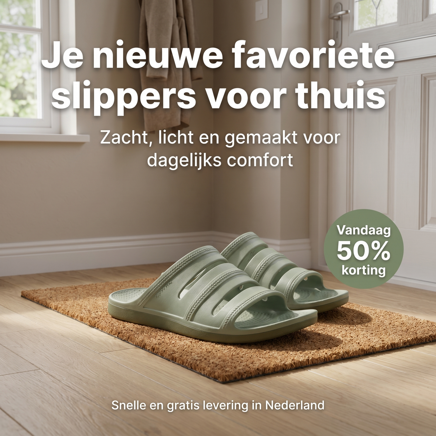 Lina - Orthopedisch geïnspireerde antislip slippers
