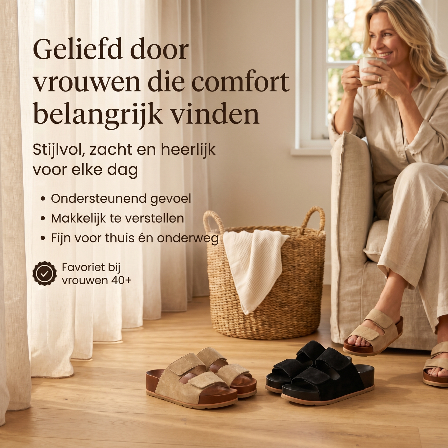 Norai - Orthopedisch geïnspireerde comfort slippers