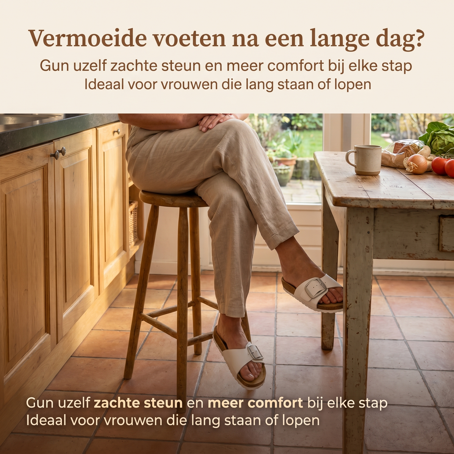 Liora - Orthopedisch geïnspireerde verstelbare slippers