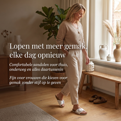 Liora - Orthopedisch geïnspireerde verstelbare slippers