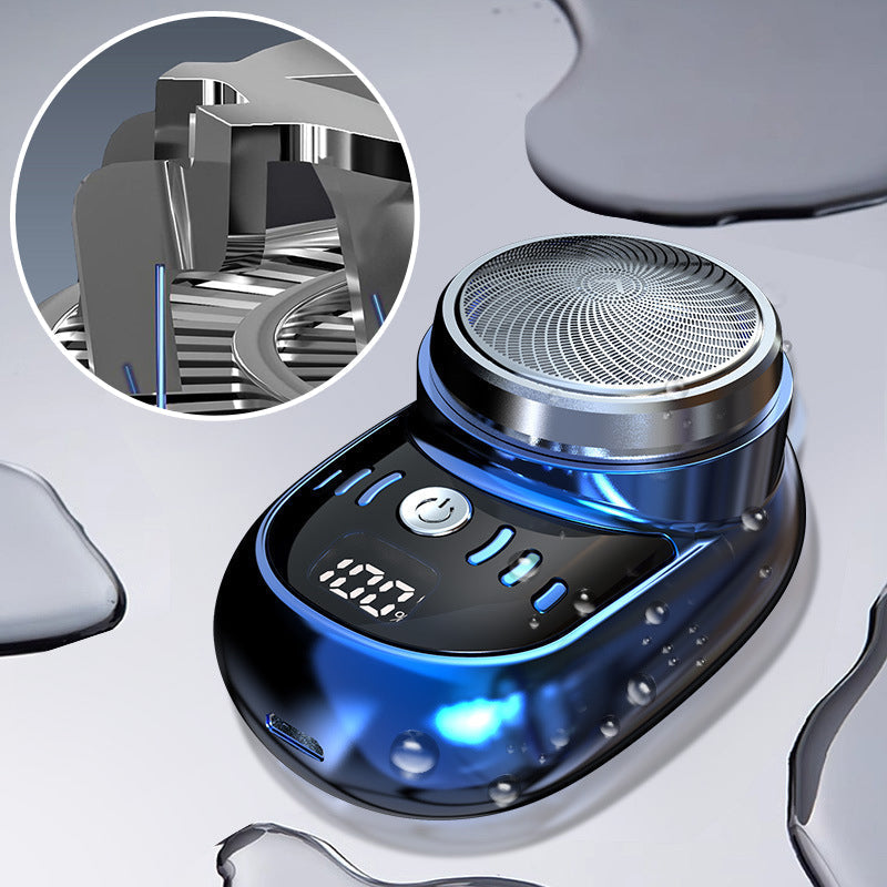 Mini przenośna golarka elektryczna – Precyzyjne golenie na sucho i na mokro